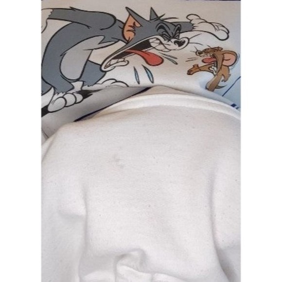 Tom and Jerry Sweatshirt white Large - Picture 4 of 8
